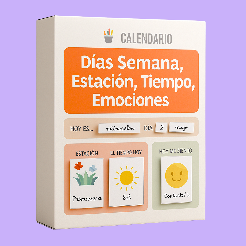 📅 Calendario Emocional y Organizativo para Peques